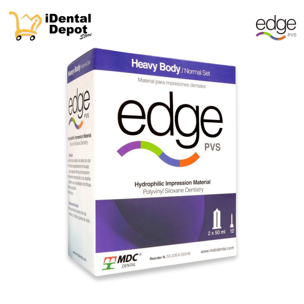 SILICON DENTAL POR ADICION EDGE HEAVY BODY TIPO 1 (ALTA VISCOSIDAD)
