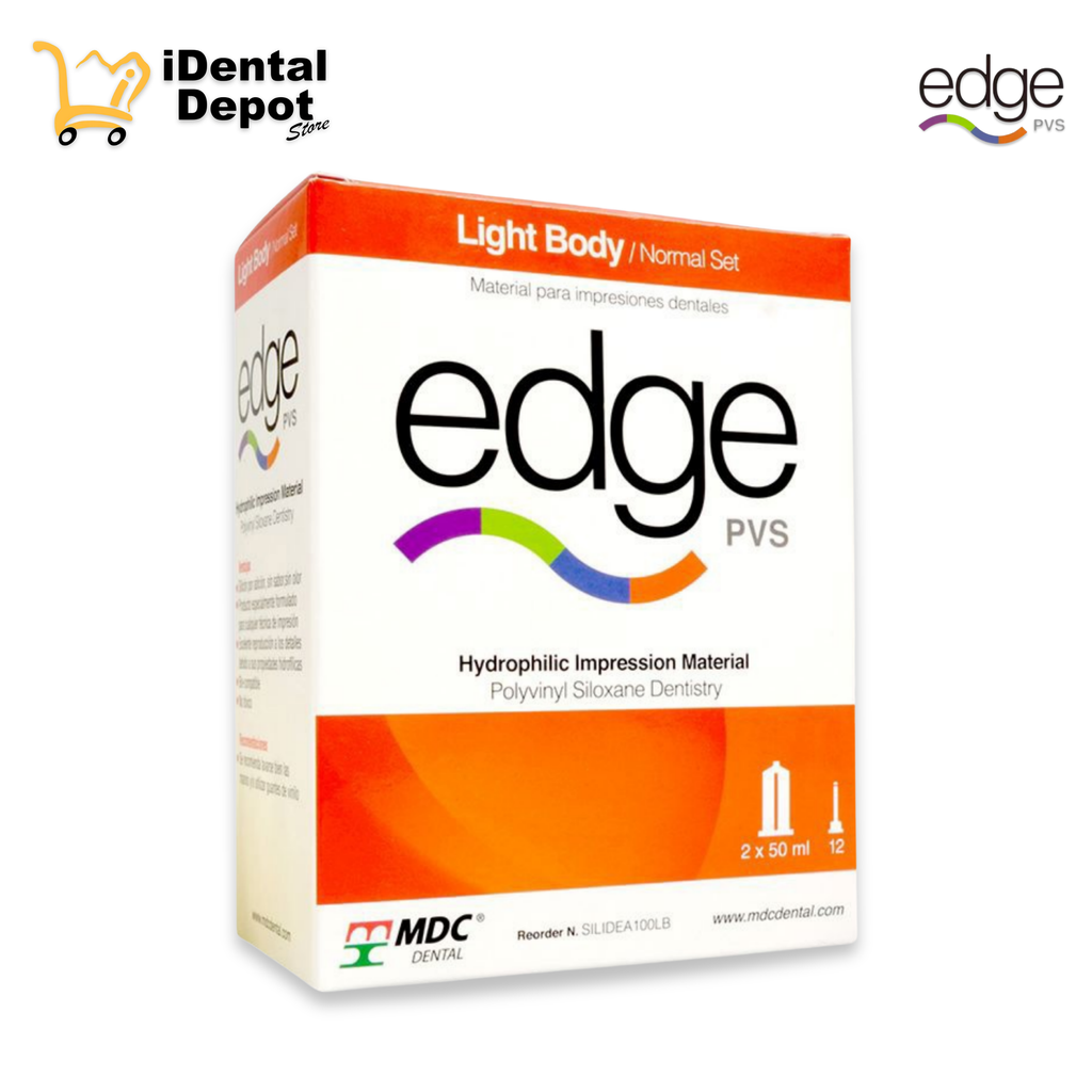 SILICON DENTAL POR ADICION EDGE LIGHT BODY TIPO 3 2 (BAJA VISCOSIDAD)