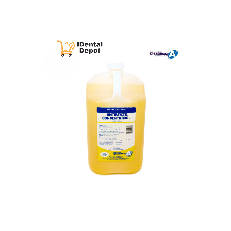 SOLUCIÓN ANTISÉPTICA - JABÓN ANTIBENZIL CONCENTRADO 3.750 AMARILLO