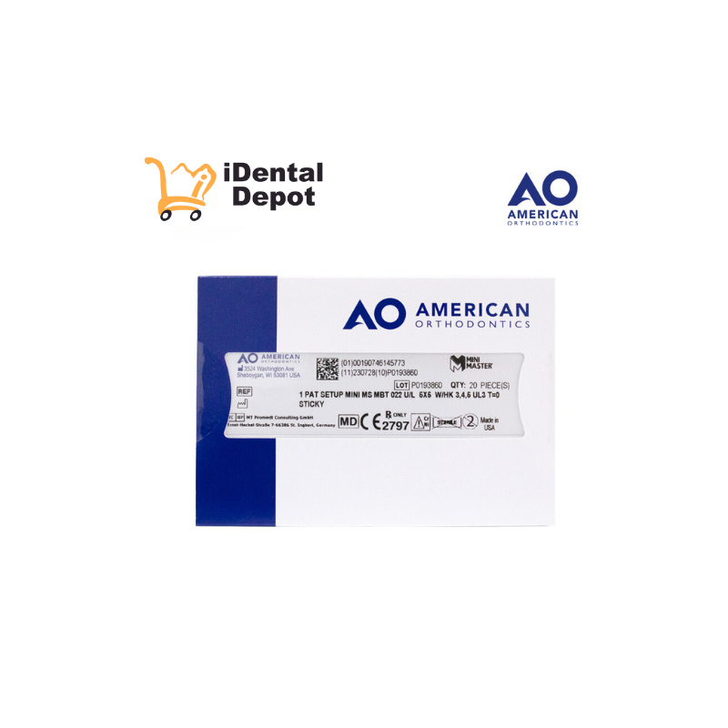 BRACKETS MINI MCLAUGHLIN .022 JGO (MBT) CANINO TORQUE .0