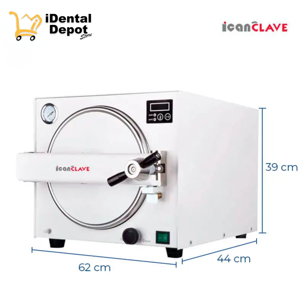 [ICANCLAVE16B] AUTOCLAVE 16 LTS E218 CLASE N ICANCLAVE BLANCO (GARANTIA DE 1 AÑO)
