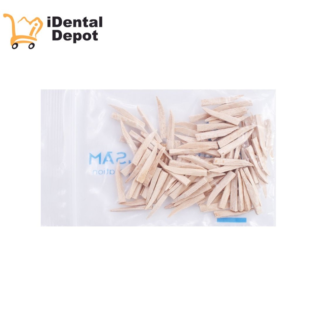 CUÑAS DE MADERA CON 100
