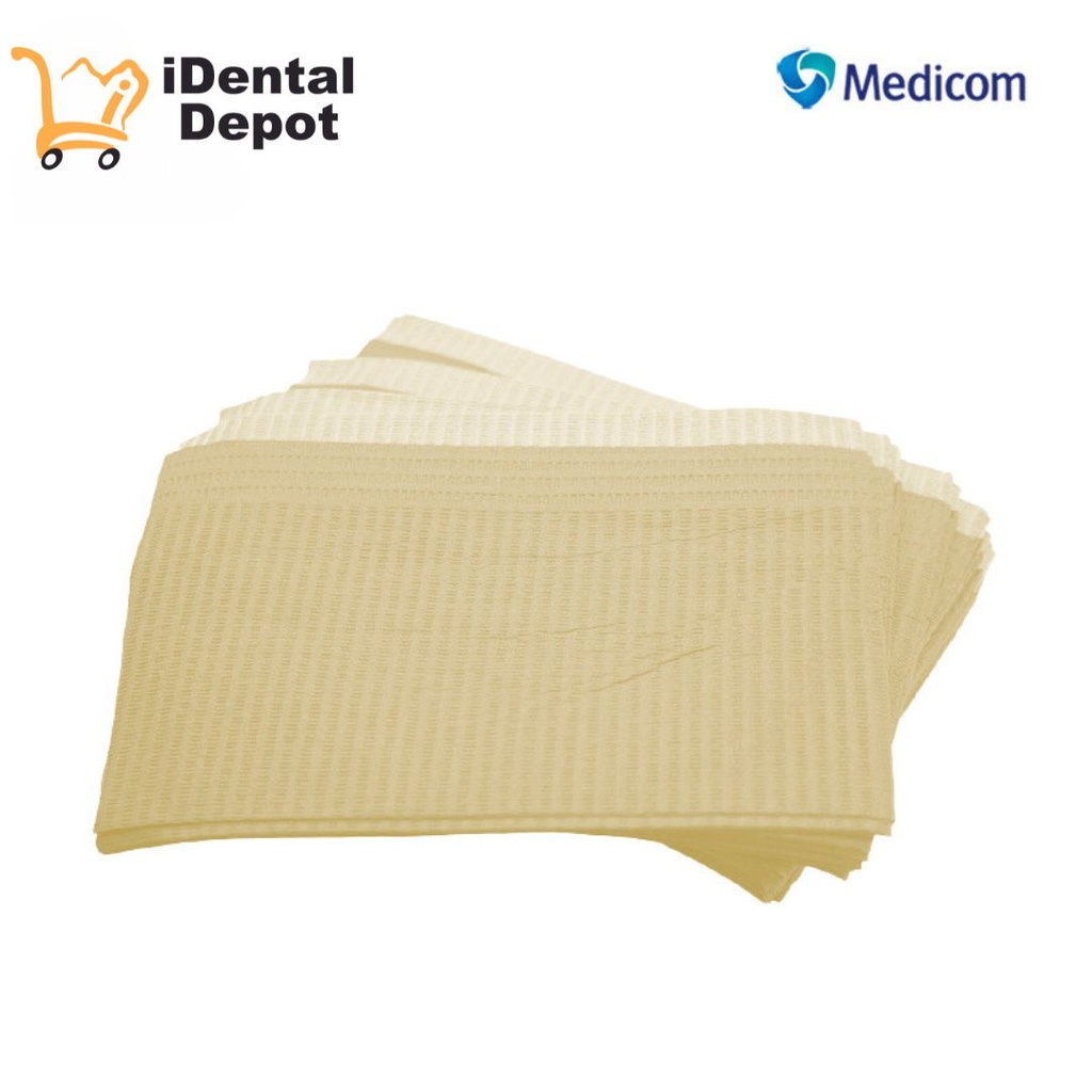 [MEDICOM8284-EX] CAMPOS BOLSA CON 50 MEDICOM AMARILLO