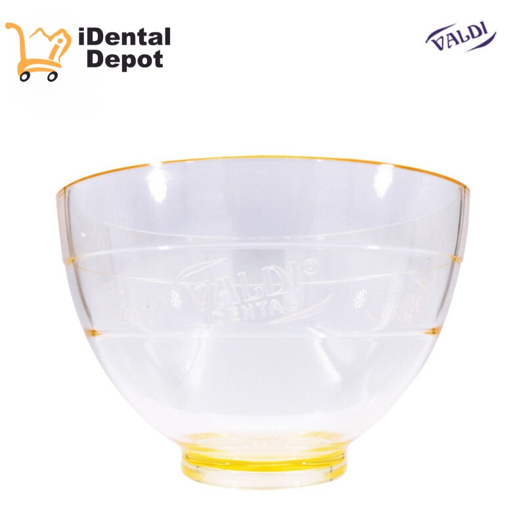 TAZA DE HULE GRANDE VALDI TRANSPARENTE