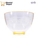 TAZA DE HULE GRANDE VALDI TRANSPARENTE