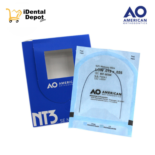ARCO NITI .019 X .025 INFERIOR INDIVIDUAL