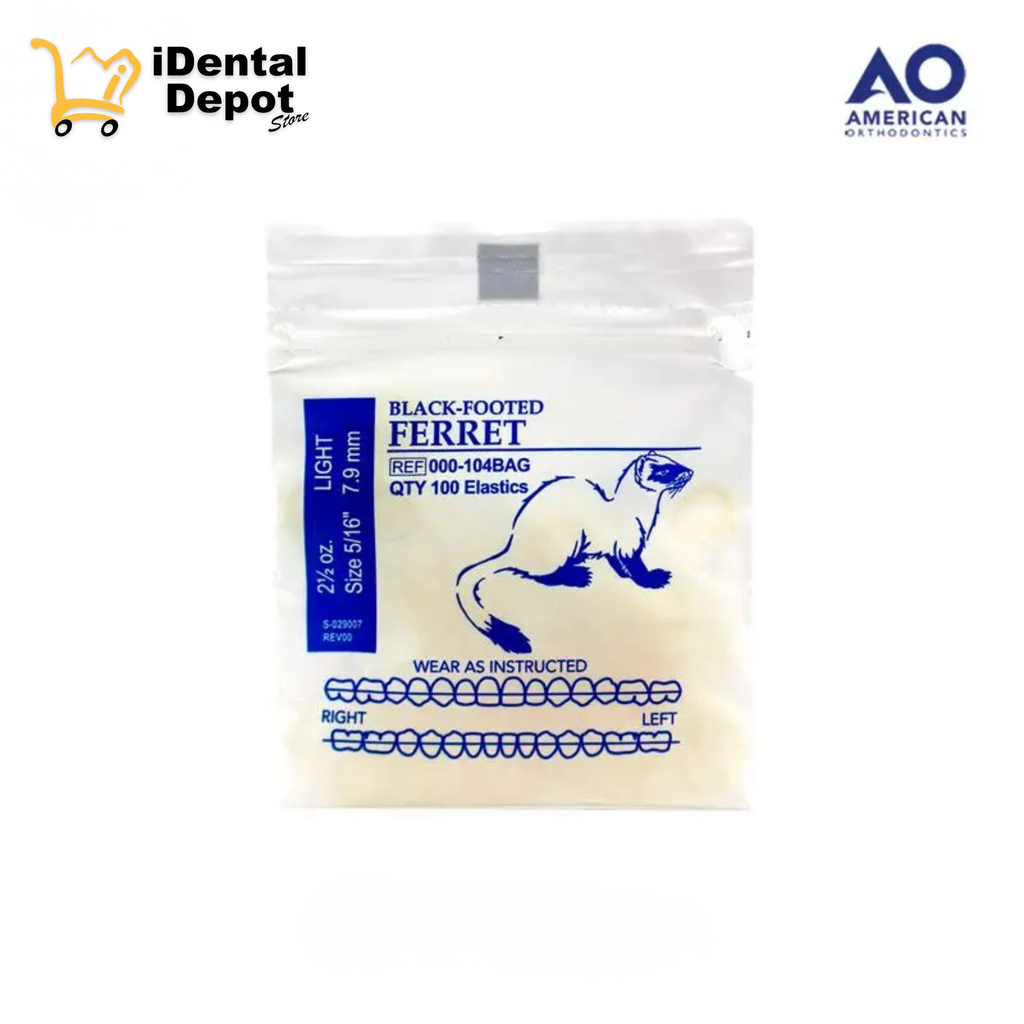 LIGAS INTRAORALES 2.5oz. 5/16 FERRET
