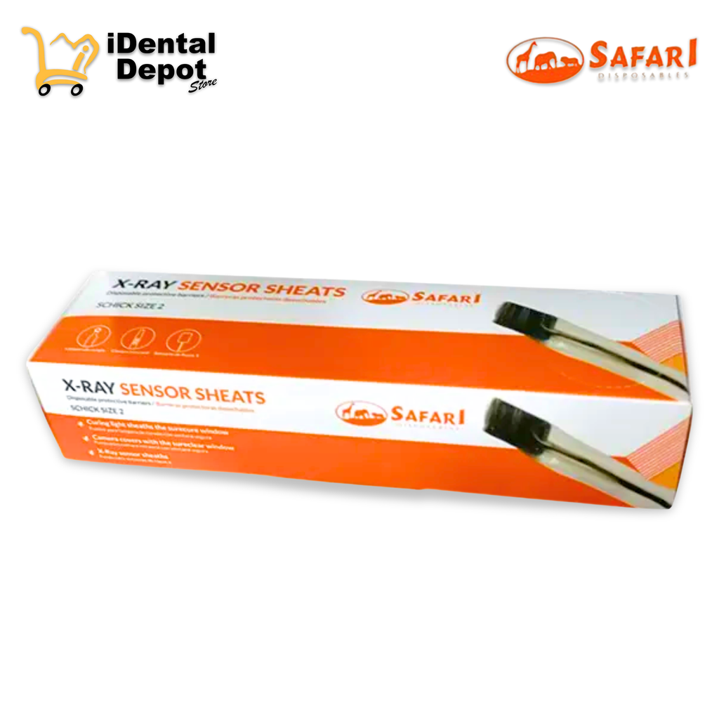 [27-0825] BOLSA PARA SENSOR FUNDA SAFARI  P/SENSOR X-RAY SHICK C/100 PZAS