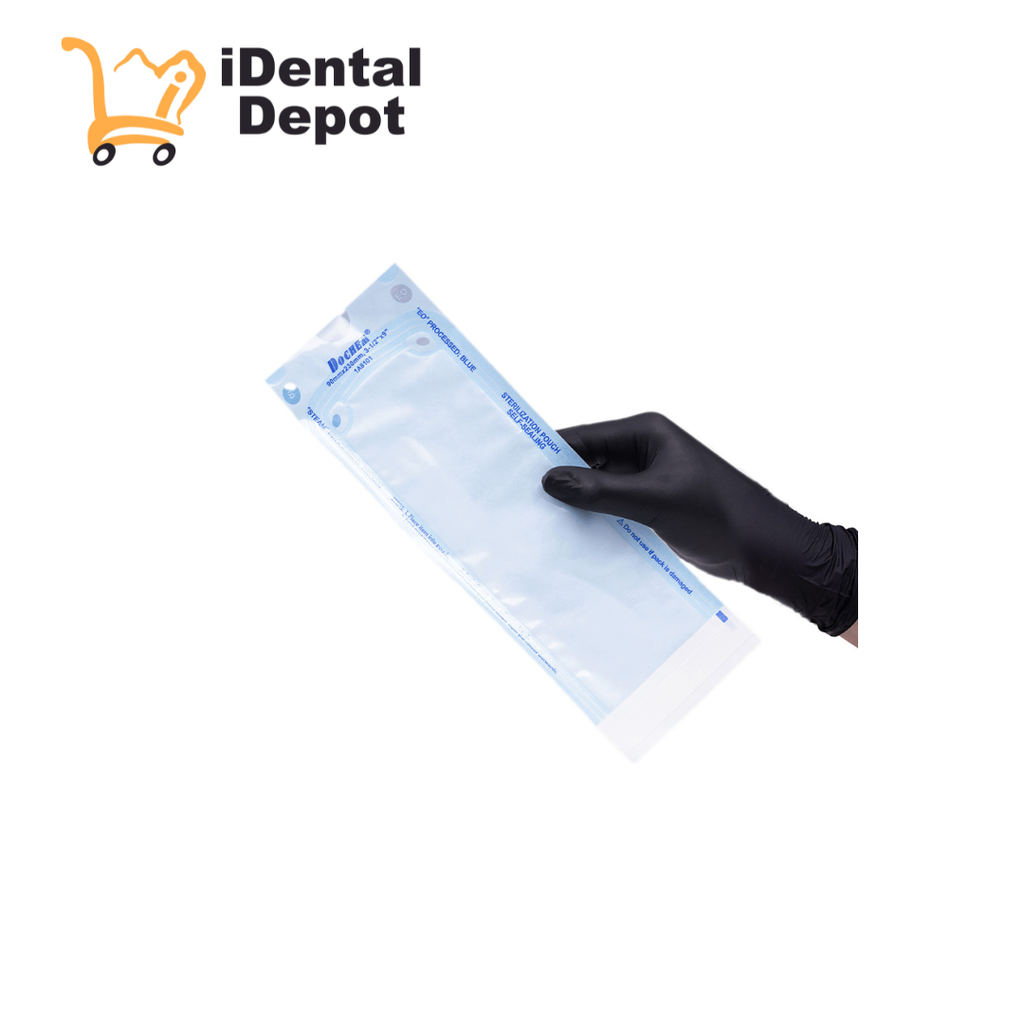 BOLSA PARA ESTERILIZAR MEDIANA 3 1/2 X 9 CAJA C/200 PZAS.