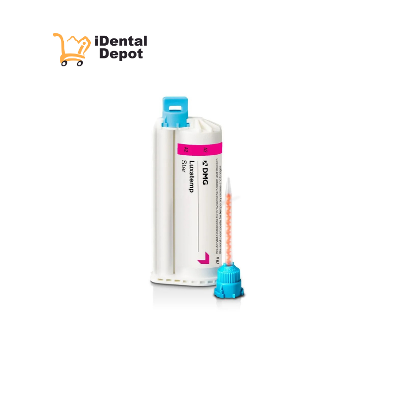 (BISACRYL) LUXATEMP STAR A2 - MAT. BISACRILICO 1X76GR + 15 PUNTAS MEZCLADORAS