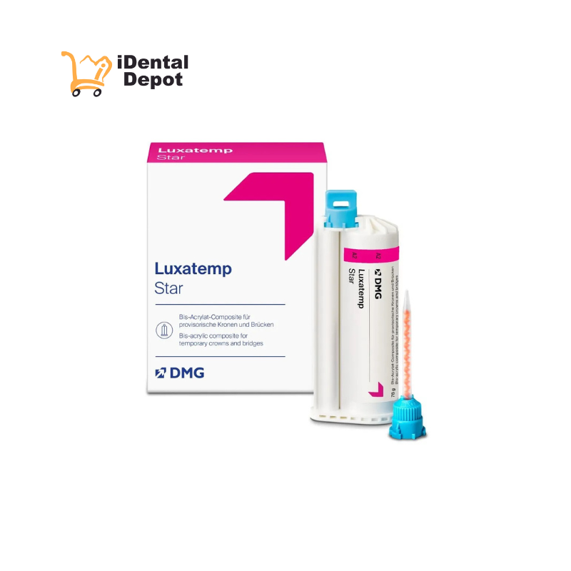 LUXATEMP STAR BLEACH LIGHT - MAT. BISACRILICO 1X76GR + 15 PUNTAS MEZCLADORAS