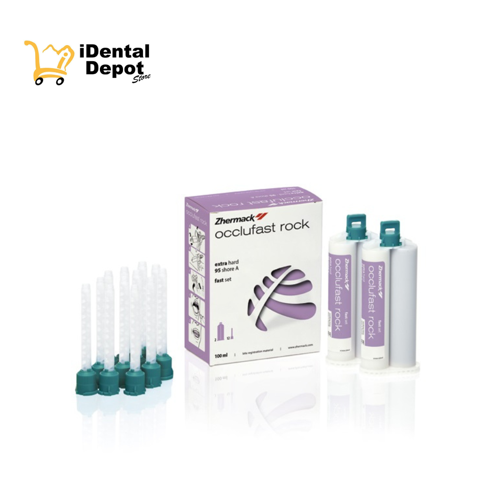 SILICON PARA REGISTRO OCCLUFAST ROCK 2X50 ML (OCLUSAL / BITE)