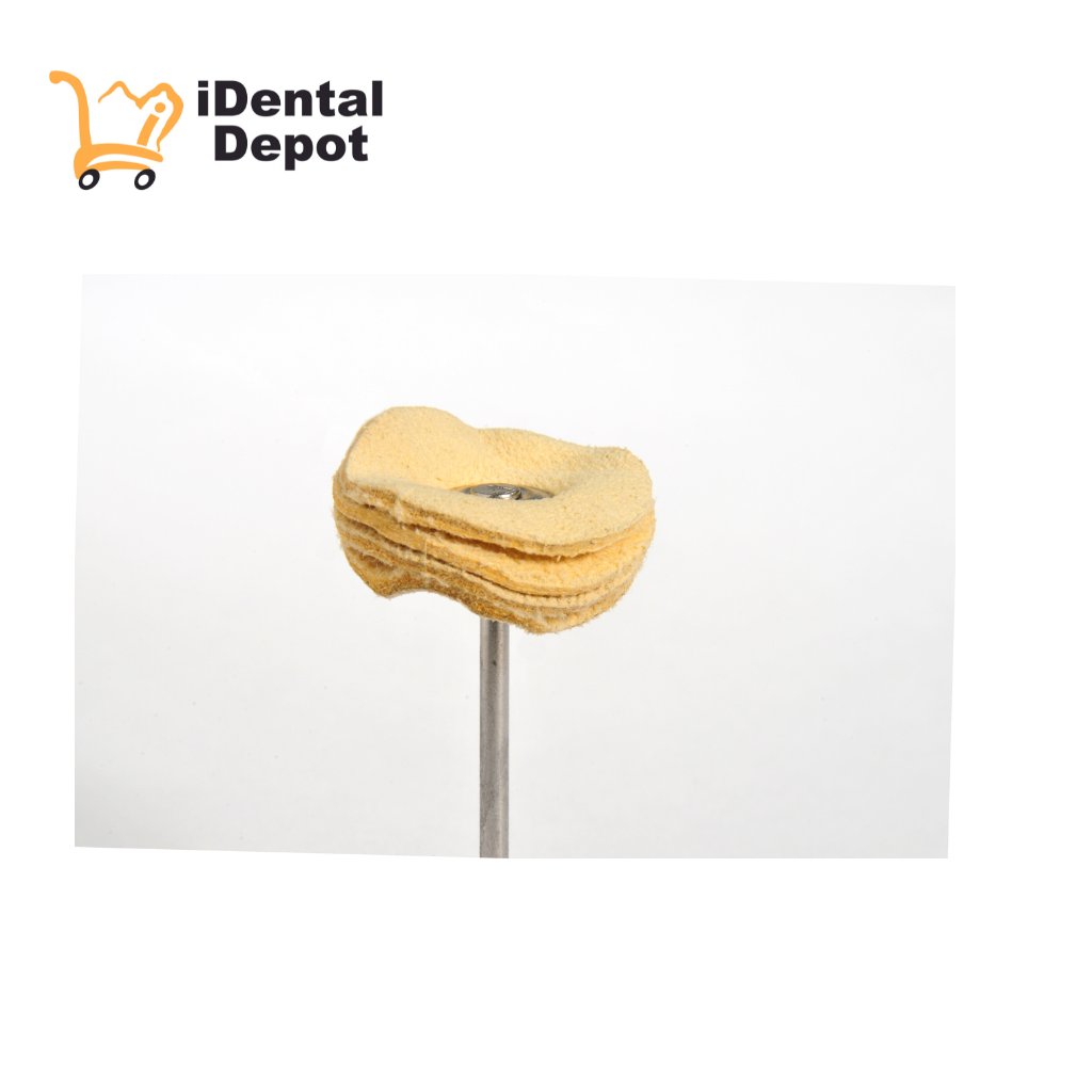[219-0050] DISCO MONTADO DE PIEL 2.5CM - BORLA
