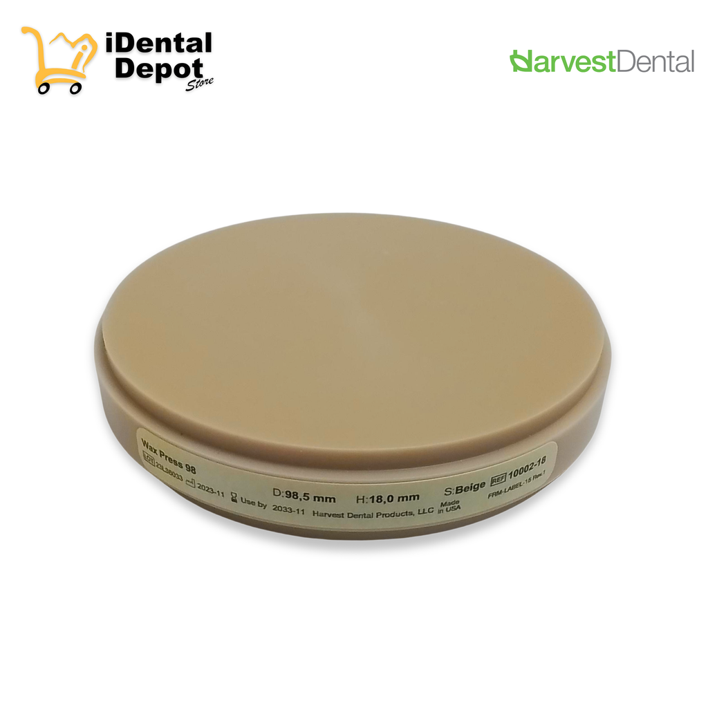 [10002-18] WAX PRESS  CAD BLANK  98 X 18  BEIGE