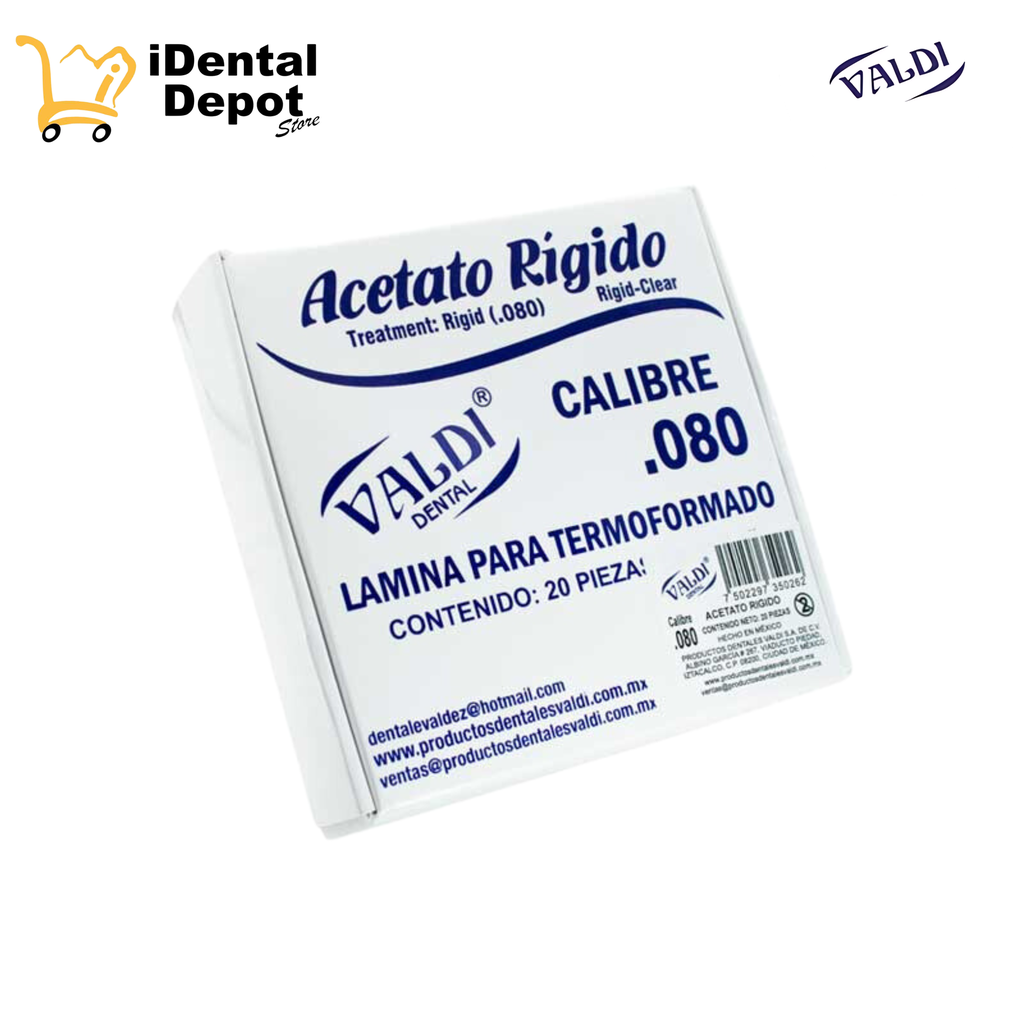 ACETATO RIGIDO NO.80 VALDI