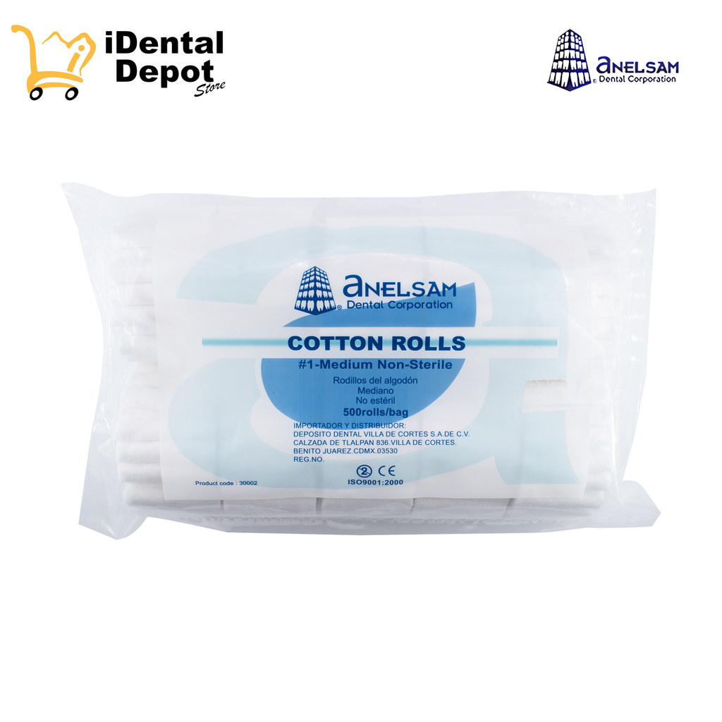 ALGODON EN ROLLO CON 500 ANELSAM