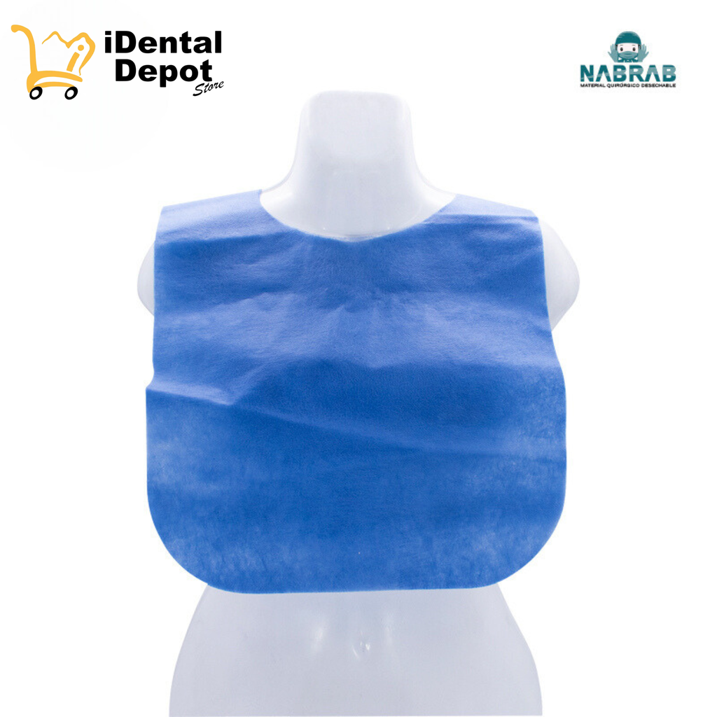 BABERO DESECHABLE AZUL CON 50 32x50 cm KORT