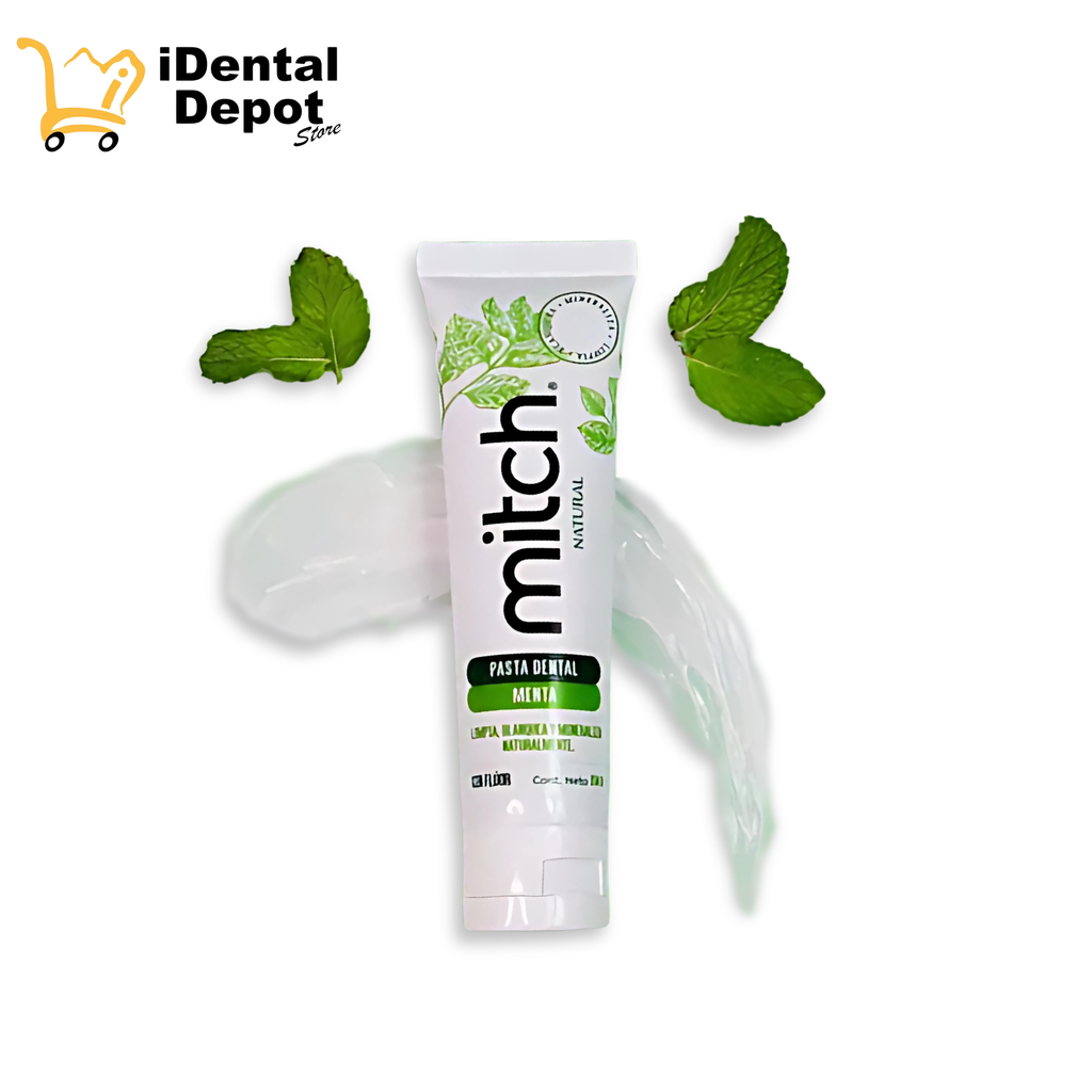 Pasta Dental Mitch Sin Fluor 100% Natural Sabor Menta