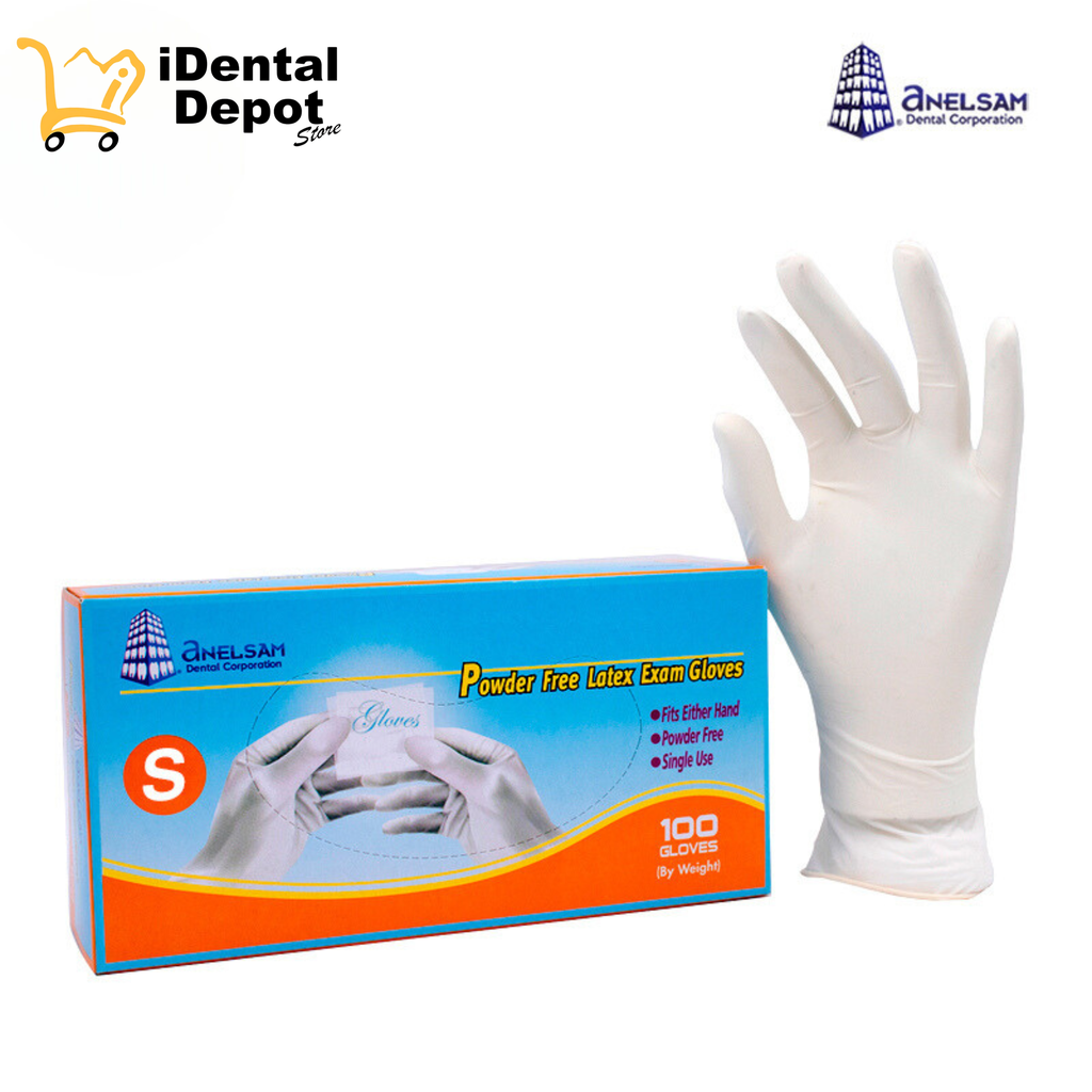 GUANTES LIBRES DE POLVO CHICO CON 100 PIEZAS ANELSAM