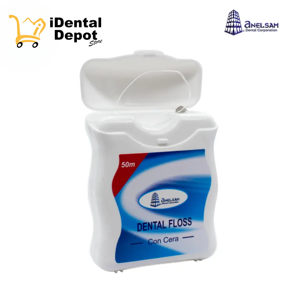 HILO DENTAL FLOSS ANELSAM 50 MTS CON CERA