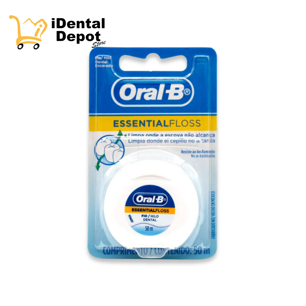 HILO DENTAL ESSENTIAL FLOSS CON CERA 50 MTS ORAL-B