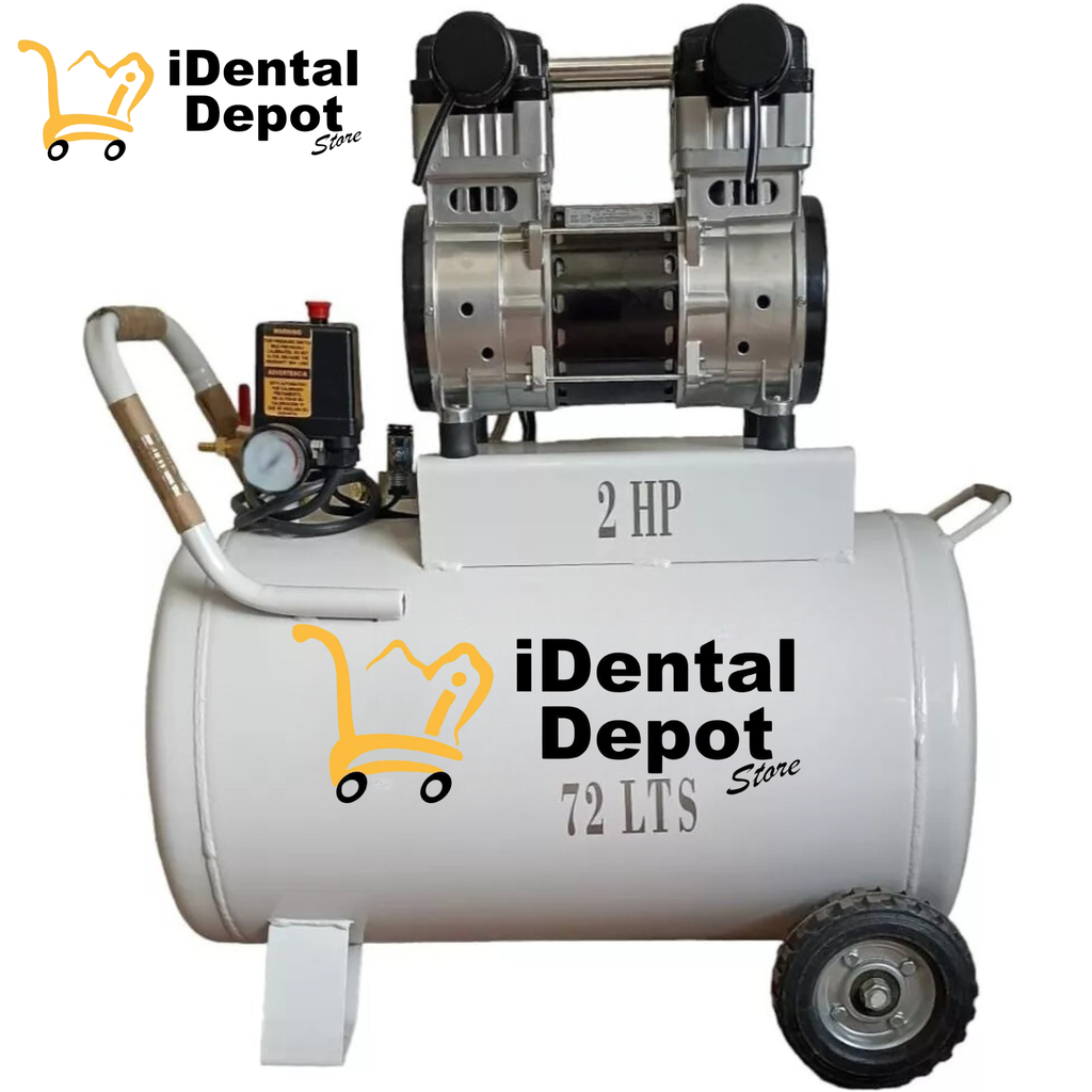 COMPRESOR LIBRE DE ACEITE CAPACIDAD 2 HP HORIZONTAL 72 LITROS VOLTAJE 110