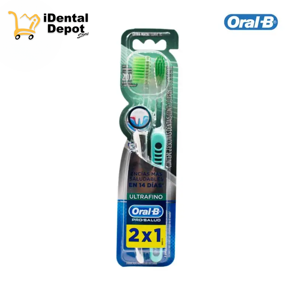 CEPILLO ULTRAFINO 35S CON 2 ORAL-B