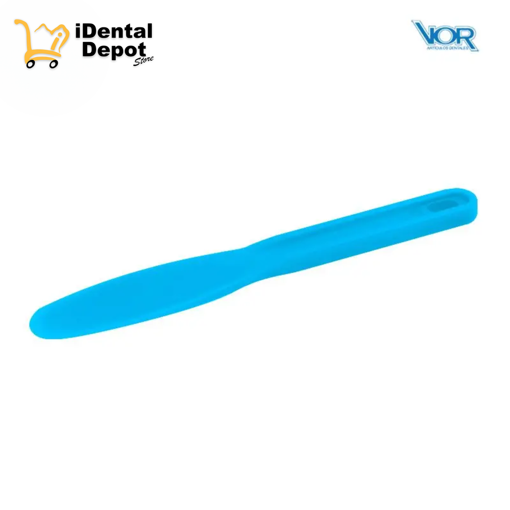 ESPATULA PLASTICO ALGINATO AZUL