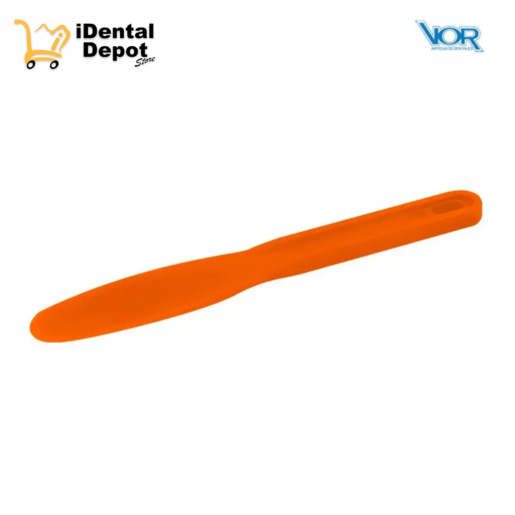 ESPATULA PLASTICO ALGINATO NARANJA