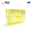 FRESERO PLASTICO PARA 63 FRESAS FOX AMARILLO