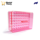 FRESERO PLASTICO PARA 63 FRESAS FOX ROJO