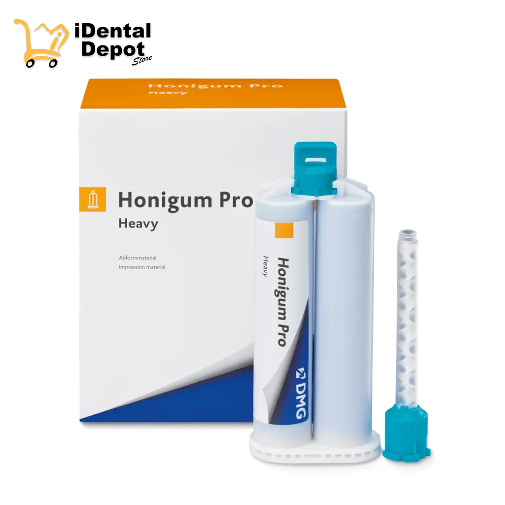 HONIGUM PRO HEAVY – MATERIAL DE IMPRESIÓN PESADA VPS 2X50mL + 4 PUNTAS MEZCLADORAS