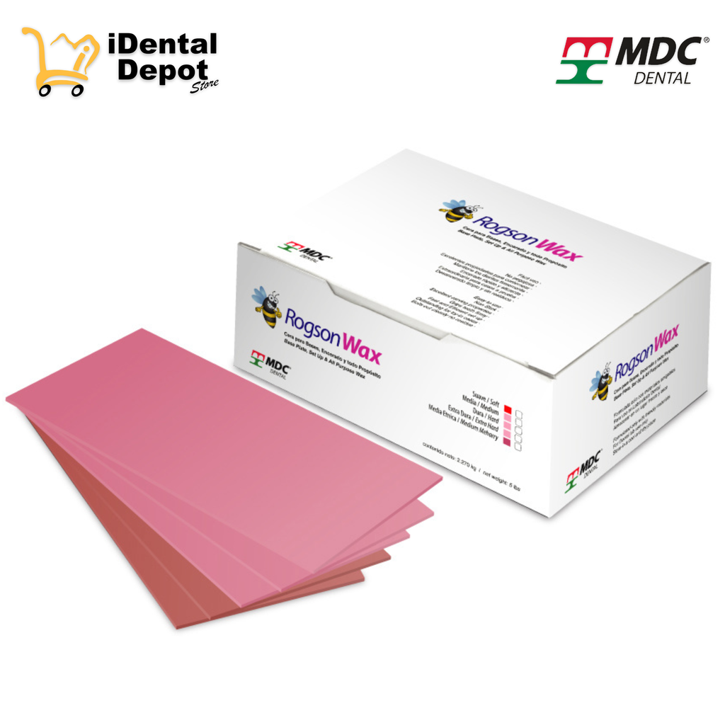 [148-0063] CERA ROGSON WAX PARA BASES ROSA EXTRADURA 1/2LB 