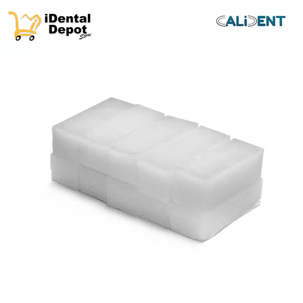 CUBO DE CERA BLANCO CALIDENT Pkt 10