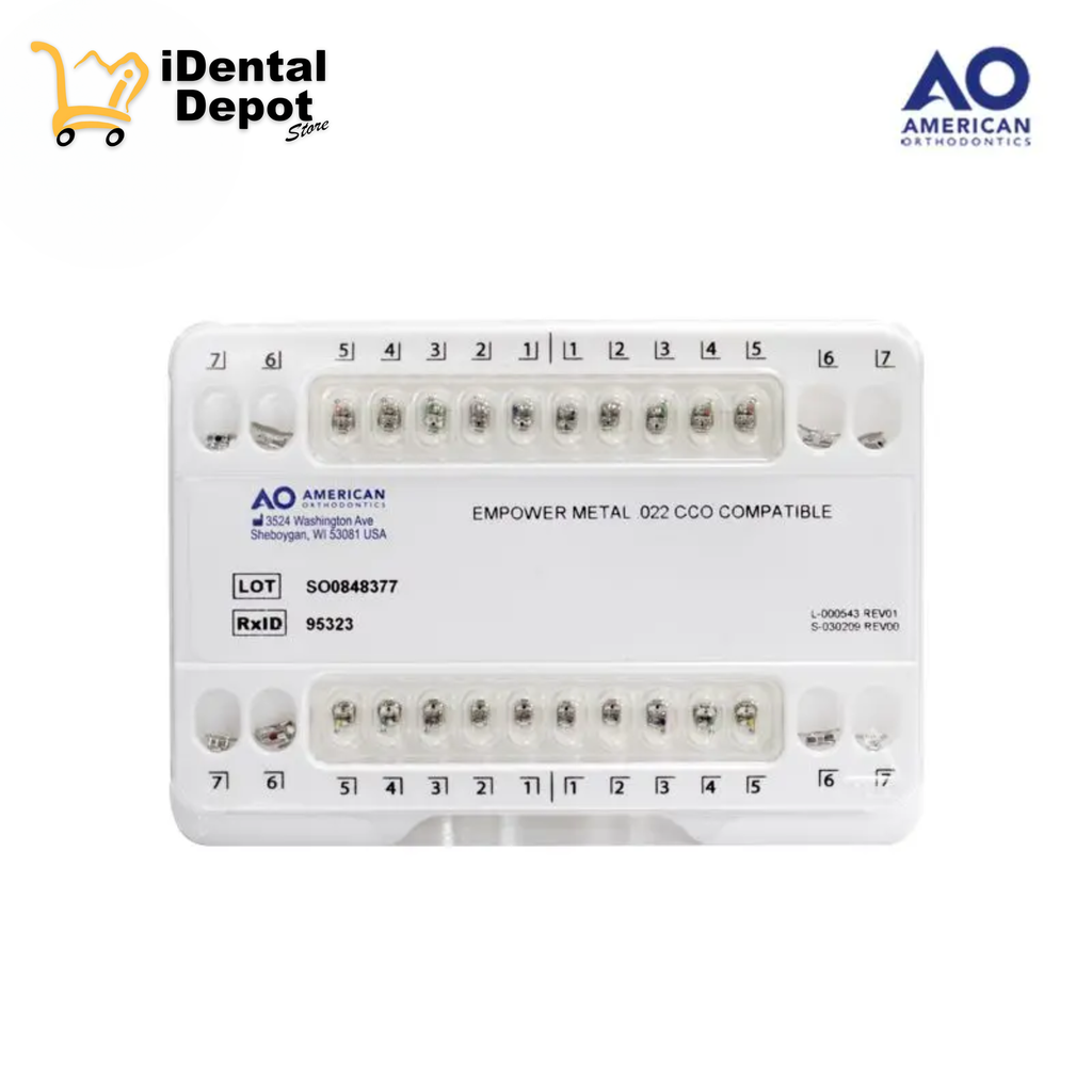 [AOB126-CCOC/T] BRACKET AUTOLIGADO EMPOWER .022 JGO CCO INTERACTIVO