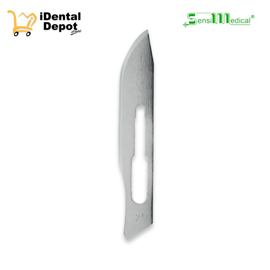 HOJA BISTURI #21 SENSIMEDICAL DE ACERO AL CARBON
