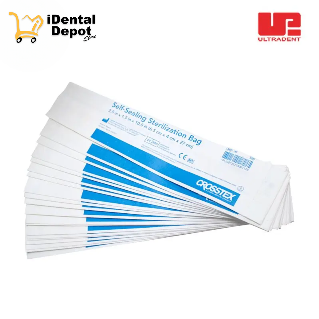 [VAM12-0203S-X] BOLSA PARA ESTERILIZACION DE PAPEL 2.5X1.5X10.5 10 pz