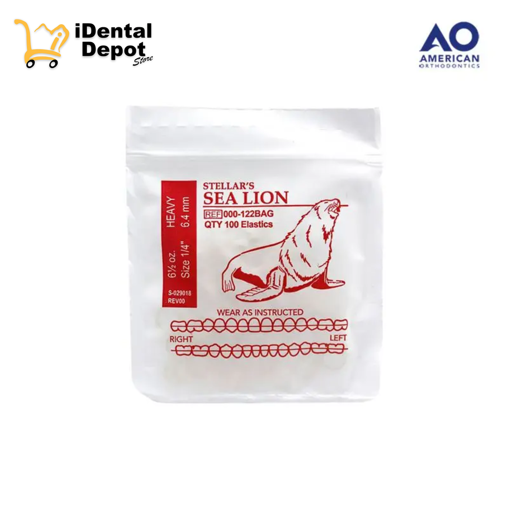 [AO15000-122P5] LIGAS INTRAORALES 6.5oz.1/4 SEA LEON