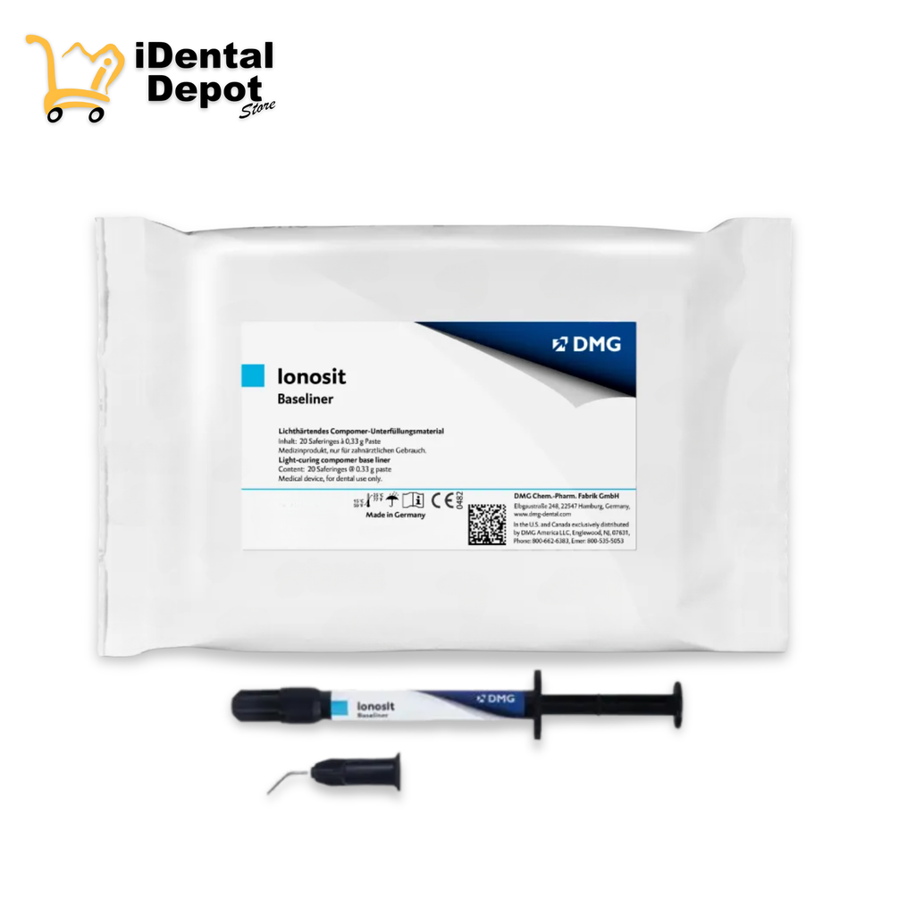 IONOSIT - IONOMERO DE VIDRIO FOTOCURABLE PARA BASES  JERINGA 1.5 GR C/U
