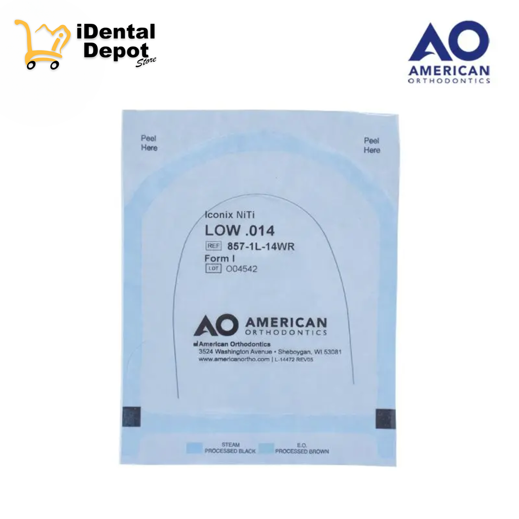[AO02857-1L-14WR] ARCO ICONIX ESTETICO NITI .014 INFERIOR INDIVIDUAL