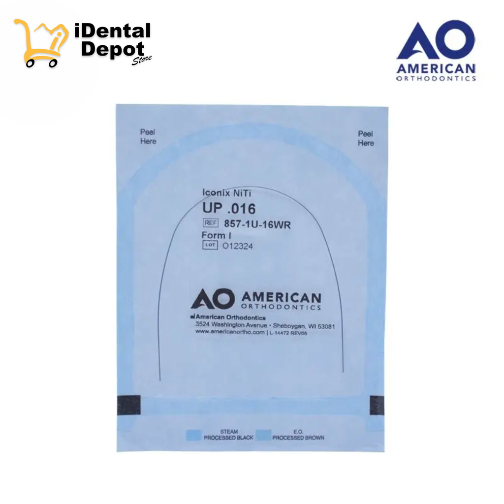 [AO03857-1U-16WR] ARCO ICONIX ESTETICO NITI .016 SUPERIOR INDIVIDUAL