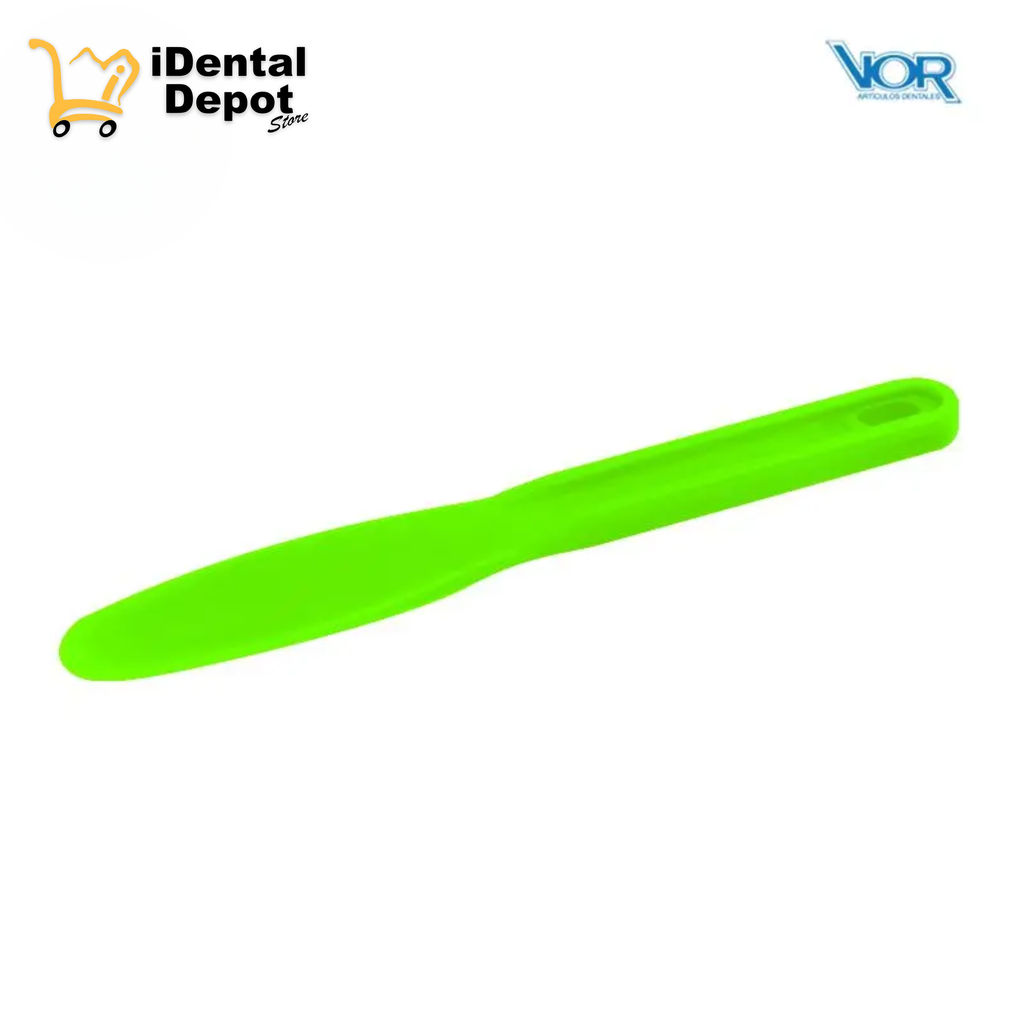 ESPATULA PLASTICO ALGINATO VERDE