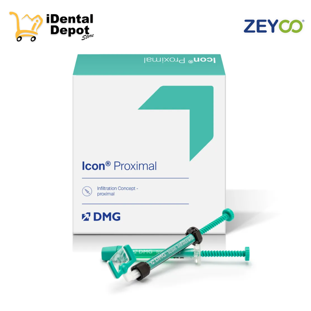 ICON INTERPROXIMAL - INACTIVADOR DE CARIES CAJA C/2 KITS DE 6 A 10 TRATAMIENTOS C/U 