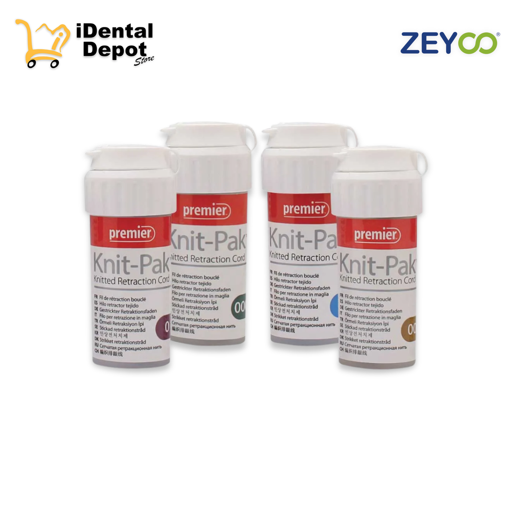 MUESTRA KNIT PAK - HILO TEJIDO DE RETRACCION NO IMPREGNADO #00 CAFÉ 