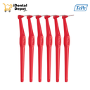 ANGLE IDB #2 ROJO - CEPILLO INTERDENTAL CABEZAL ANGULADO MANGO LARGO SIZE 0.5mmBLISTER 6 PZS