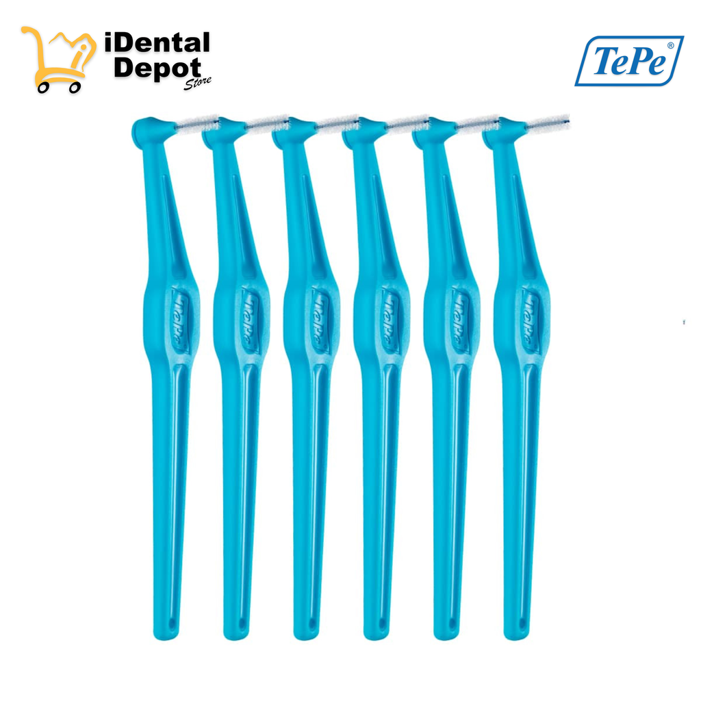 [TP-AIDBBS3] ANGLE IDB #3 AZUL - CEPILLO INTERDENTAL CABEZAL ANGULADO MANGO LARGO SIZE 0.6mmBLISTER 6 PZS