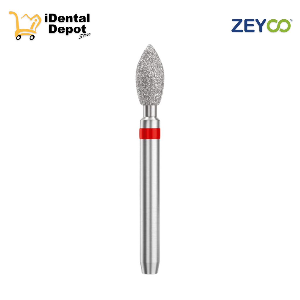 [ZE-10-3118F] FRESA ZEYCO DIAMANTE 368-023 FLAMA FINA CAJA C/10 PZAS BLISTER INDIVIDUAL
