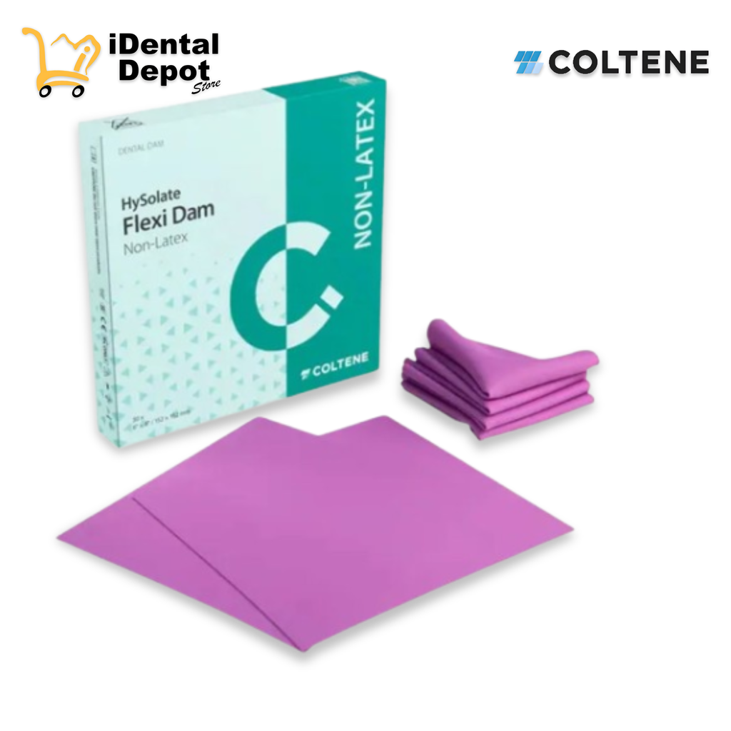 DIQUE DE HULE FLEXIDAM NO LATEX 6X6 C/30