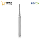 FRESA ZEYCO DIAMANTE 847-010 CONICA PTA. PLANA MED CAJA C/10 PZAS BLISTER INDIVIDUAL