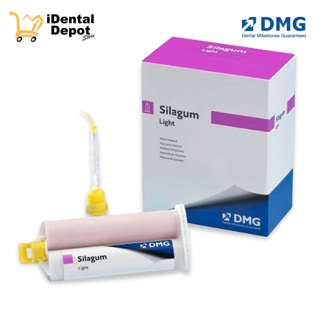 SILAGUM LIGHT - MAT. IMPRESIÓN LIGERA EN VPS  2X50 ML + 12 PUNTAS MEZCLADORAS Y 12 INTRAORALES